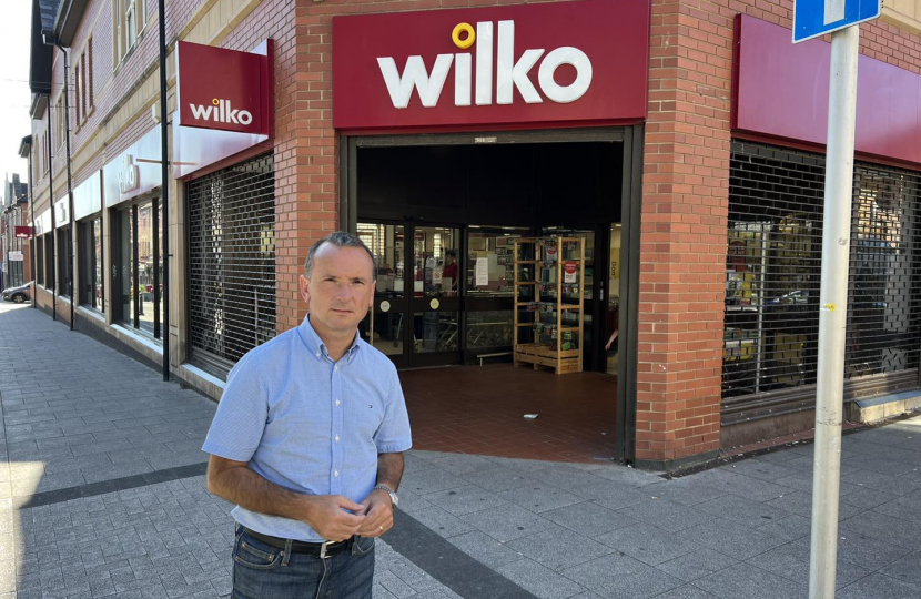 Picture of the Barry Wilko store