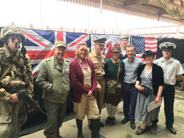 Crowds brave the weather to enjoy authentic Barry At War Weekend